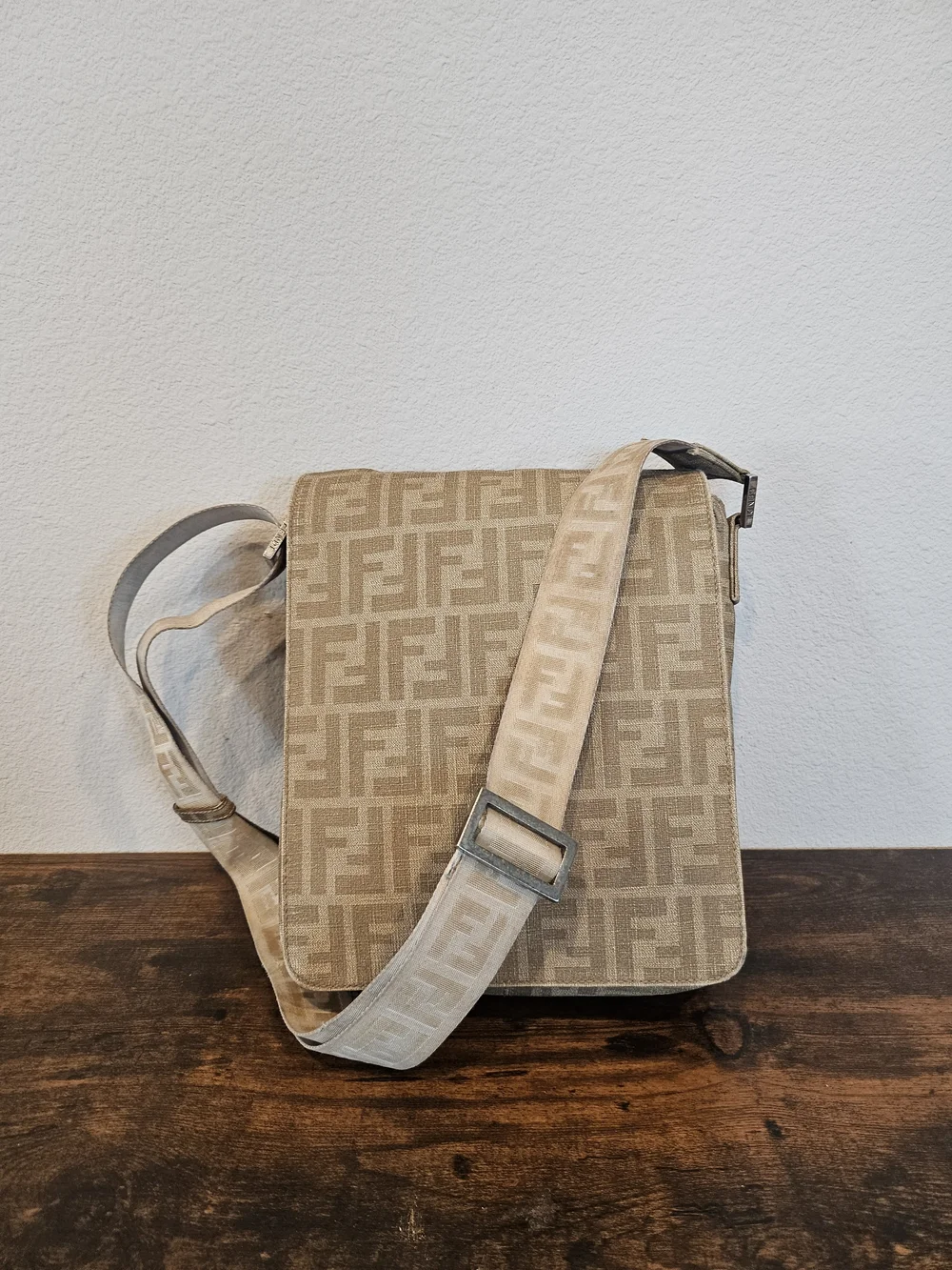 Fendi Zucchino Messenger Bag